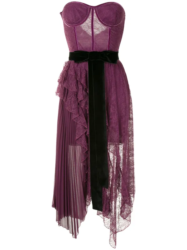 bustier dress maxi
