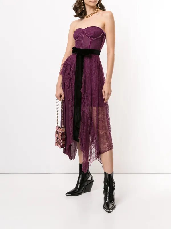 bustier dress maxi
