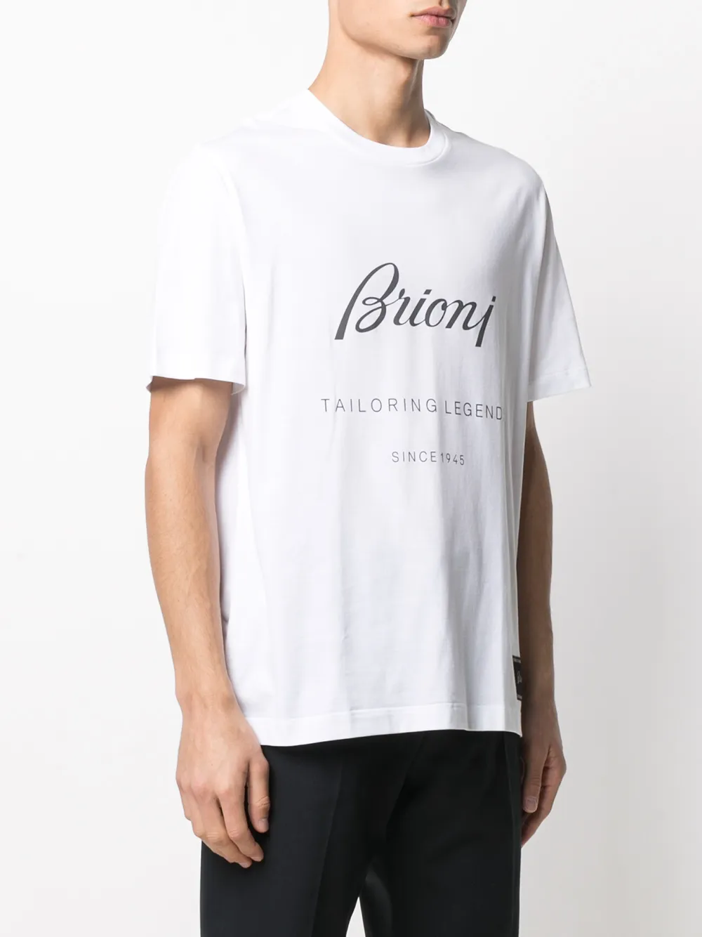 фото Brioni футболка с короткими рукавами и логотипом