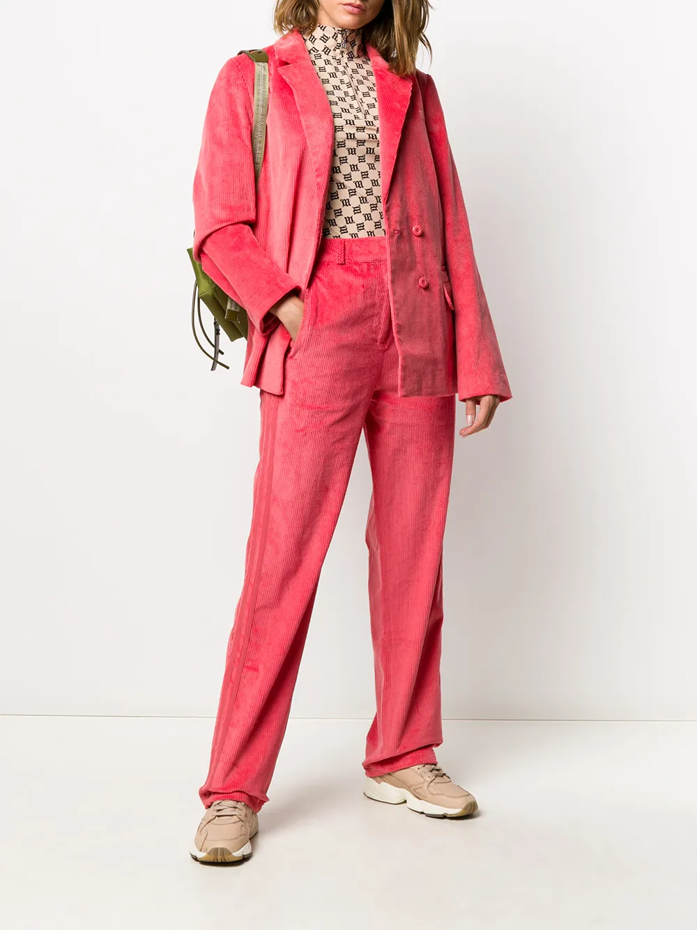 Adidas Corduroy single-breasted Blazer 