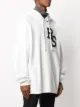 Raf Simons Oversized-Kapuzenpullover mit Logo