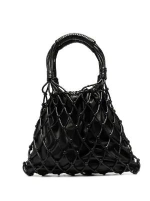 leather net bag