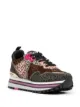 Image 2 of LIU JO leopard-print panelled sneakers