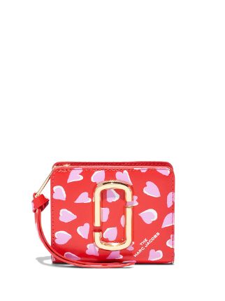 marc jacobs red heart wallet