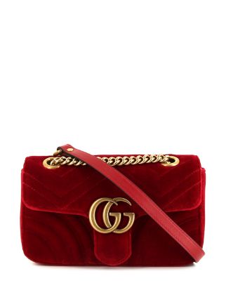 Sac gucci outlet rouge velour