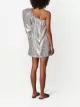 Carolina Herrera micro-sequin one-shoulder dress