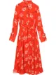 Image 1 of Carolina Herrera floral-print shirt dress
