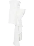 Carolina Herrera bow-detail silk minidress - White