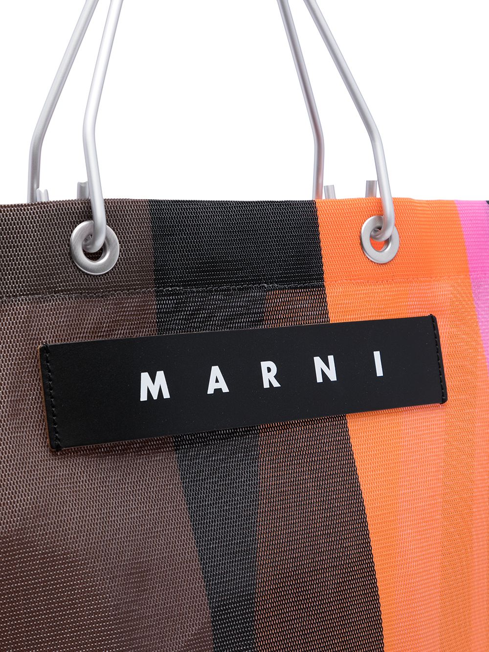 фото Marni market сумка-тоут в полоску