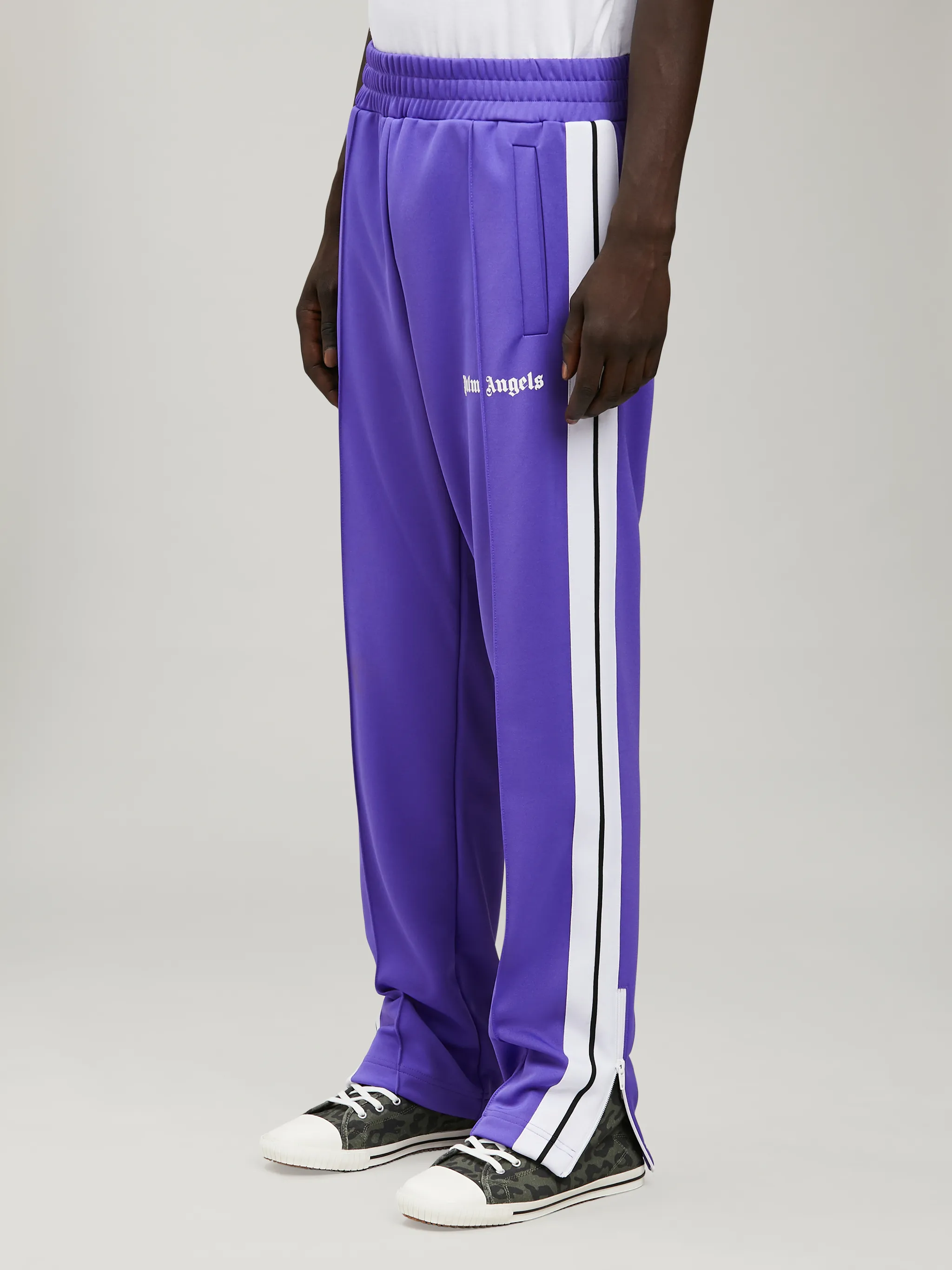 PURPLE TRACK PANTS in purple - Palm Angels® Official