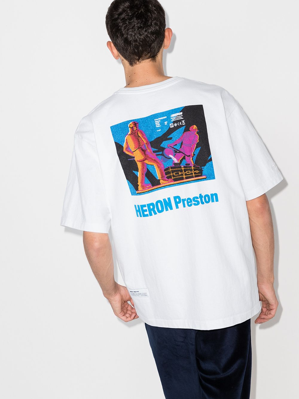 фото Heron preston футболка с логотипом