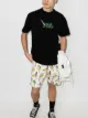 Image 2 of Palm Angels logo print cotton T-shirt