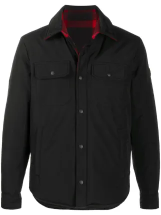 Shop Woolrich down padded shirt jacket 