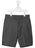 Thom Browne Kids Super 120s twill tailored shorts - Grey