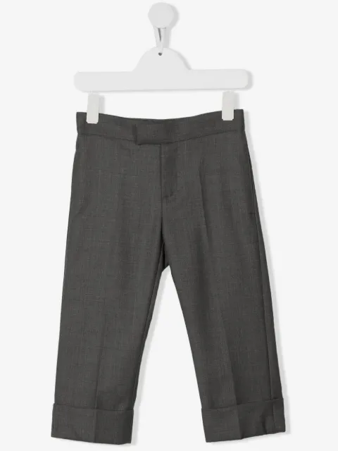 Thom Browne Kids Super 120s twill tailored trousers