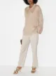 Image 2 of Totême ribbed-knit long-sleeve polo shirt