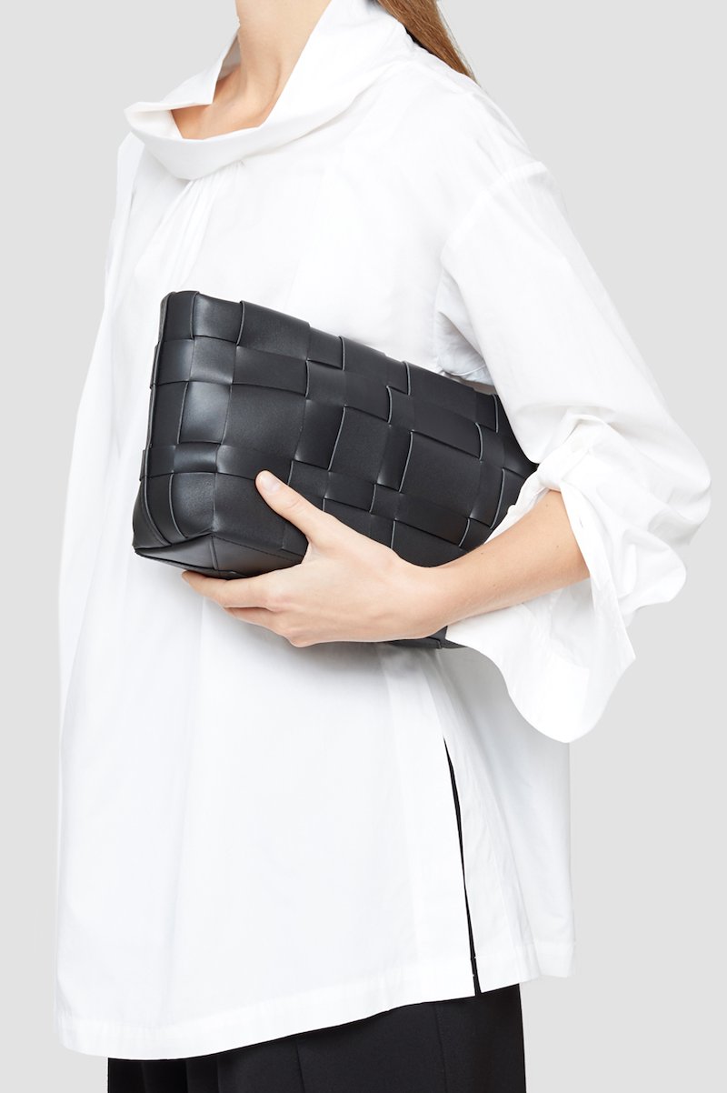 Draped Collar Shirt-white #1 Draped Collar Shirt, White cotton cowl-neck top from 3.1 PHILLIP LIM featuring gathered detailing, cowl neck, buttoned cuffs and poplin.- 1