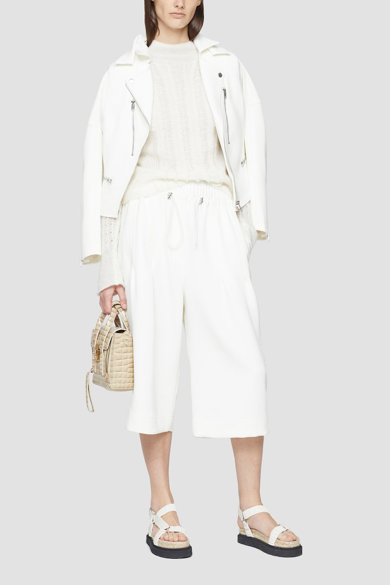 Wool Turtleneck Sweater-white #1 Wool Turtleneck Sweater, Baby, it's cold outside. Wrap up warm and head out in this cosy knitted wool jumper by Phillip Lim, with its soft brushed finish and cosy high neck. Or just stay home in front of the fire, you choose.Featuring a fine knit, a roll neck, long sleeves, ribbed cuffs and a ribbed hem. - 7