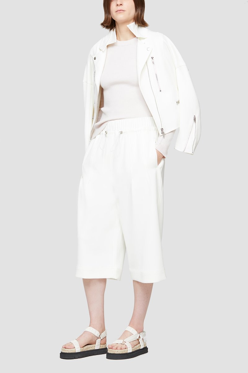 Ribbed Crewneck Sweater-pink #1 Ribbed Crewneck Sweater, Blush-pink wool blend fine-knit studded jumper from 3.1 PHILLIP LIM featuring fine ribbed, silver-tone stud detailing, crew neck, long sleeves and straight hem.- 5