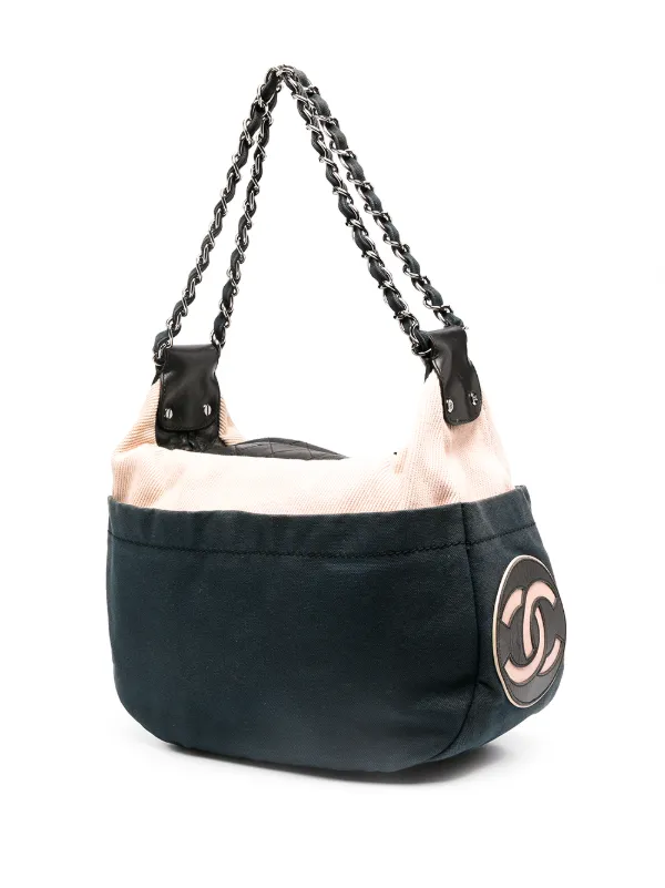 CHANEL Pre-Owned 2004-2005 CC Logo Shoulder Bag | Blue | FARFETCH