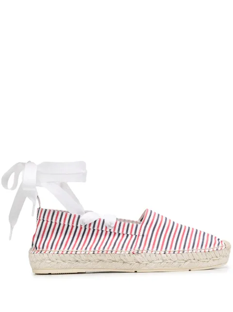 Thom Browne removable ankle tie espadrilles