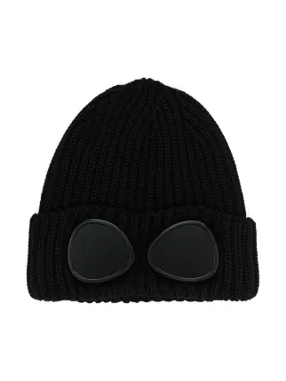 Kids TEEN goggle ribbed beanie 