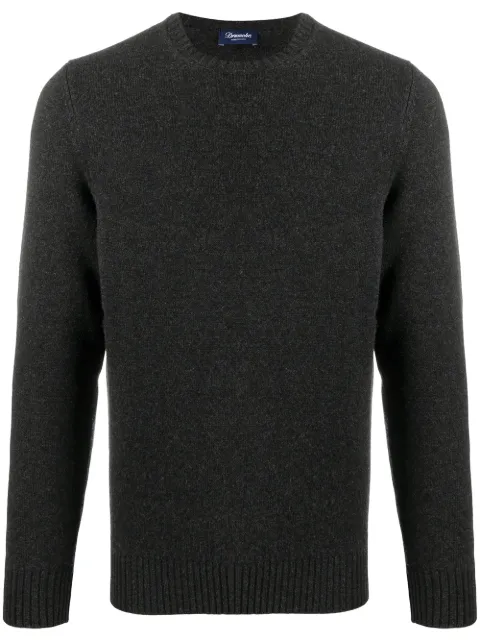 Drumohr rib-trimmed cashmere jumper