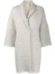 Image 1 of Semicouture crop-sleeve tweed coat