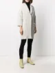 Semicouture crop-sleeve tweed coat