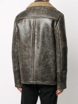 shearling leather jacket展示图