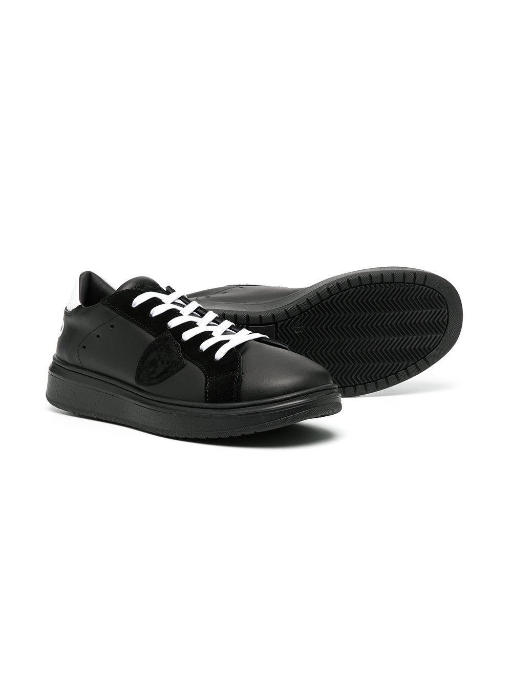 фото Philippe model kids teen low-top lace-up sneakers