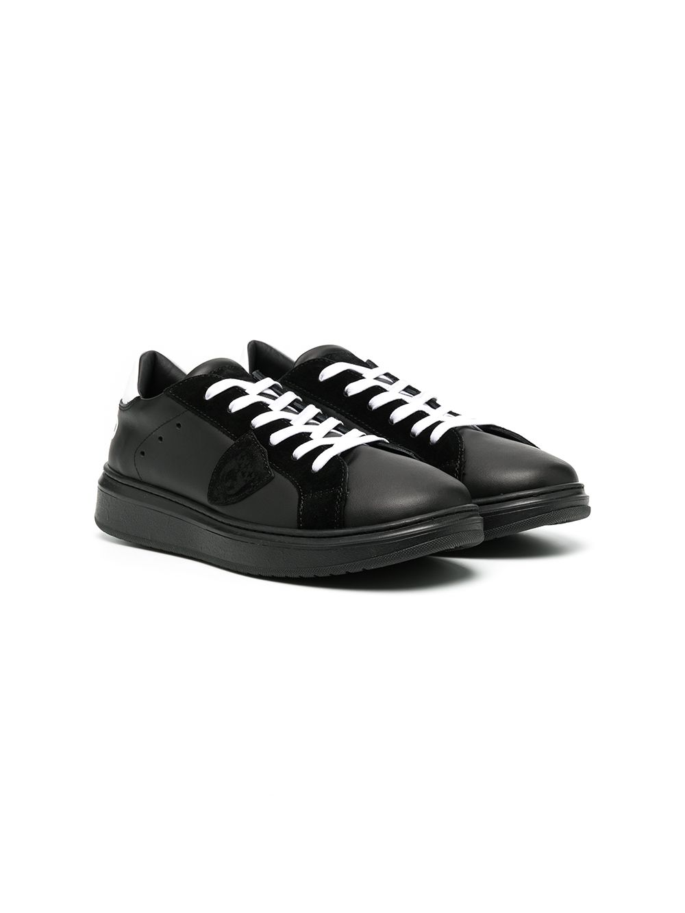 фото Philippe model kids teen low-top lace-up sneakers