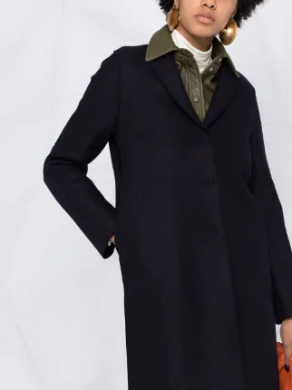 single-breasted tailored coat展示图