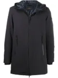 Peuterey logo patch raincoat - Blue