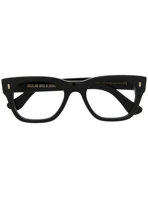 Cutler & Gross lentes con armazón cuadrada