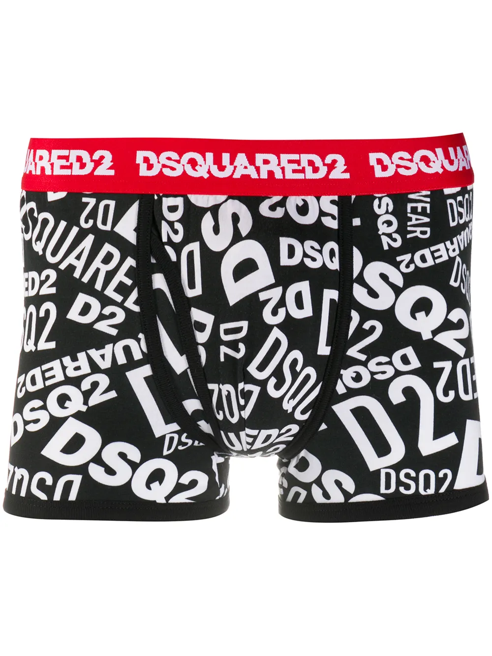 

Dsquared2 logo-print cotton boxers - Black