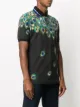 Dolce & Gabbana feather-print piqué polo shirt