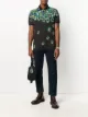 Image 2 of Dolce & Gabbana feather-print piqué polo shirt