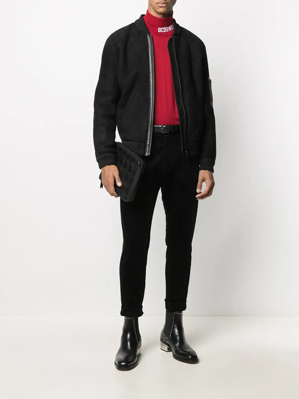 Liska ribbed trim bomber jacket | Bomber Jackets | Image 2