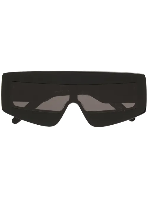 Lunettes de soleil à monture masque - Rick Owens - Modalova