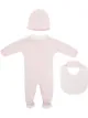 Image 2 of Fendi Kids logo-embroidered babygrow set