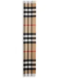 Burberry vintage check cashmere scarf - Brown
