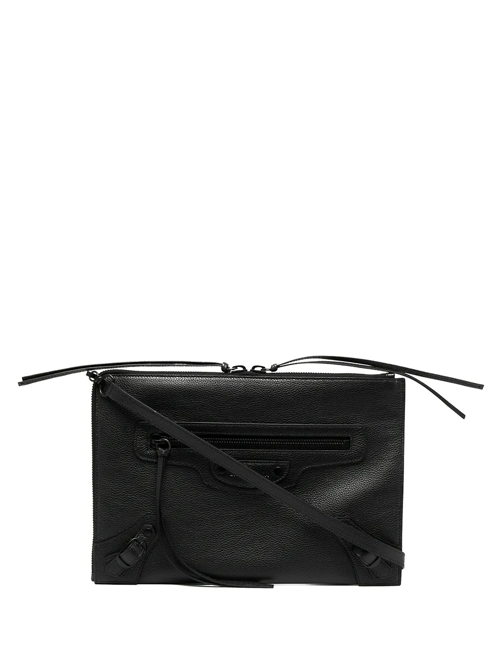 Balenciaga Clutch met rits Zwart