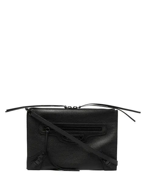 Balenciaga zip-detail clutch bag 