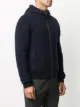 Moorer fine-knit zipped cardigan