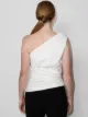 Paris Georgia Lula one shoulder ruched top