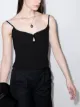 Image 2 of Paris Georgia Marlo sweetheart-neck top