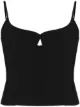 Image 1 of Paris Georgia Marlo sweetheart-neck top