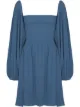 Image 1 of Cloe Cassandro Agatha square-neck minidress
