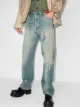 Image 2 of Heron Preston bird-embroidered straight-leg trousers